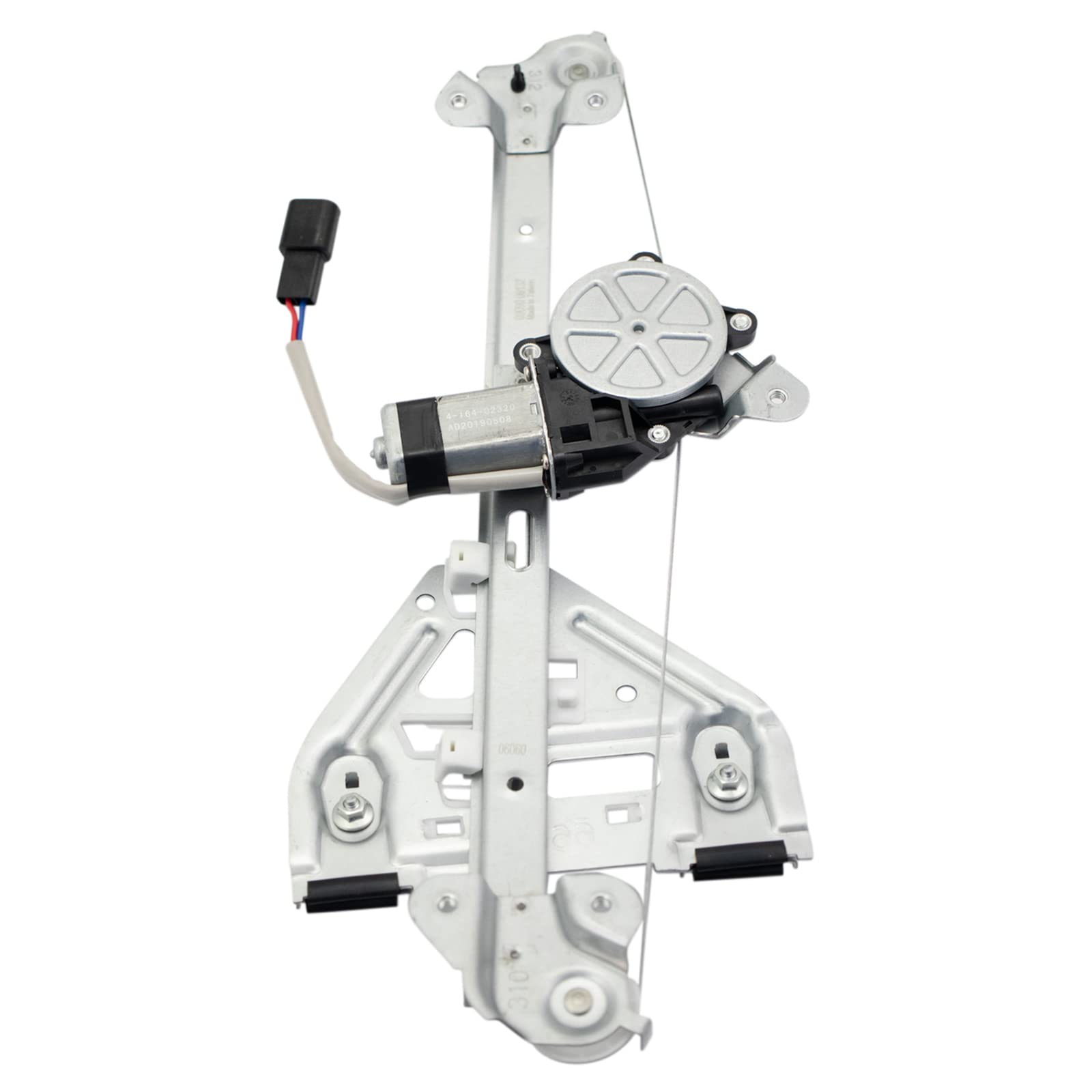 TRQ Rear Right Power Window Regulator &amp; Motor Assembly Passenger Side Compatible with 2003-2007 Cadillac CTS GM1551120