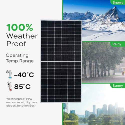 Image of WAAREE II 560-80 Watt TOPCon DCR Bifacial Solar Panel II Half-Cut Technology | BIS & IEC Certified | Dual Glass Bifacial Module | 30 Years Output Warranty Govt Subsidy (TOPcon DCR, 6)