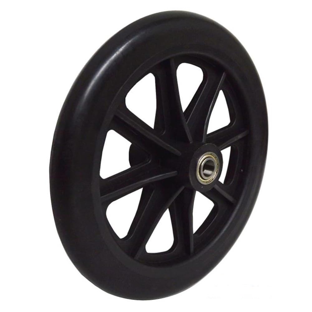 Ruedas de repuesto para silla de ruedas, ruedas delanteras de repuesto de 8 x 1 pulgada, ruedas de repuesto antideslizantes, accesorio universal para ruedas de repuesto para silla de ruedas manual
