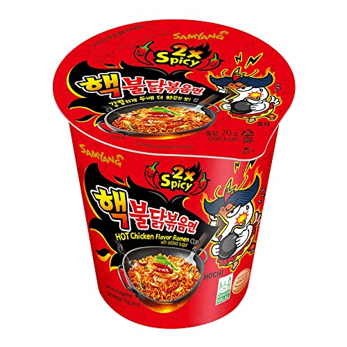 SAMYANG Fire Chicken (Buldak) 2X Spicy, 2 X 70 G, 140 Grams