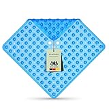 SilverRack Duschmatte rutschfest 53x53 cm (Blau) - Antirutschmatte Dusche BPA frei für Kinder - Badematte rutschfest, maschinenwaschbar u. schimmelresistent - Duscheinlage rutschfest