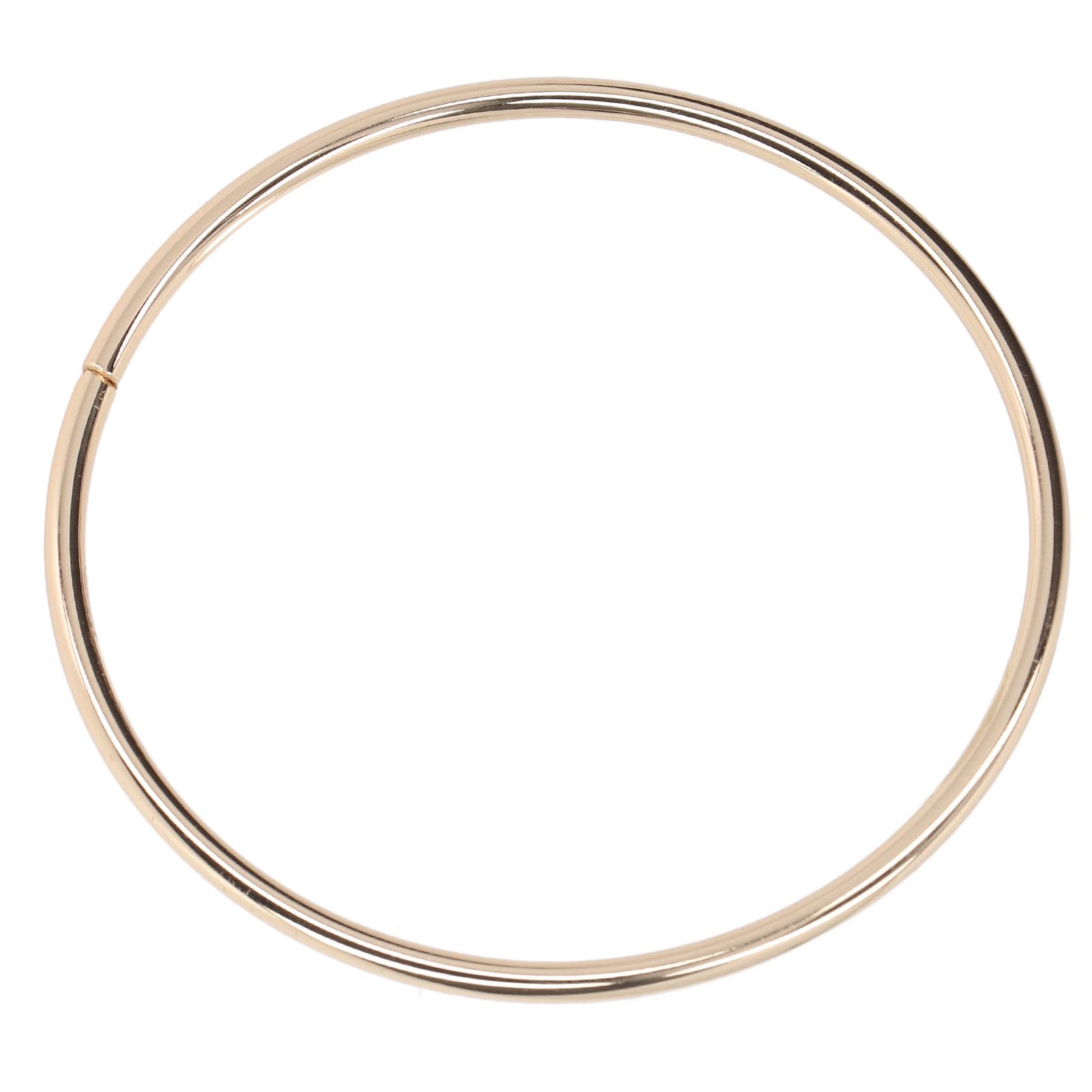 2 Manici per Borse, Manici per Borse, Forma Rotonda, Manici per Borse, Manici in Metallo, Manici per Bagagli, per Fare Borse, Borsa a Tracolla, Borsa da Spiaggia, Accessori per (Oro chiaro)