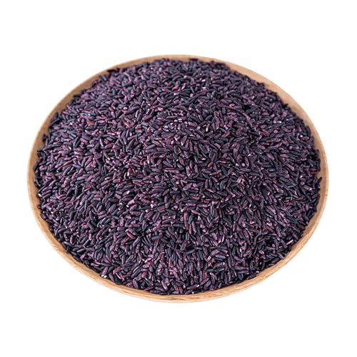 purple rice 500g Whole-Grain Gluten-Freeand Vegan RiceVegan Food Gluten-Free Rice Pantry Staples