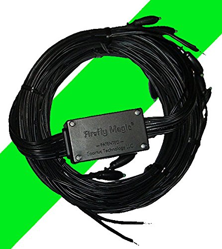 Firefly Magic Firefly Lights. Low Voltage LED Fairy Lights. 12V AC or DC LED Fireflies. Patented to Mimic Natural Lightning Bugs. Create Magic All Year. Indoor Outdoor Garden Decor (Green)