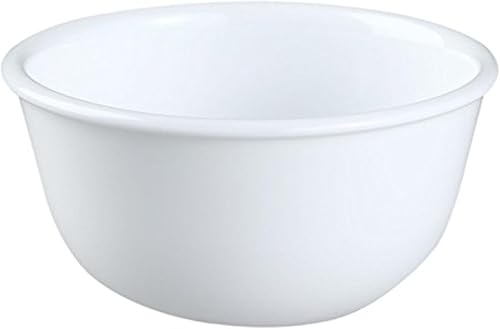Corelle Livingware Winter Frost White - Juego de 4 cuencos de postre 11 onzas color blanco