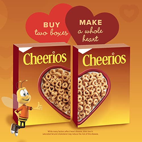 Image of Cheerios Honey Nut, Breakfast Cereal with Oats, Gluten Free, 18.8 oz (Pack of 14)