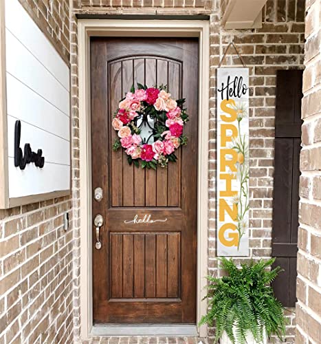 Hello Spring Wooden Porch Sign 47'