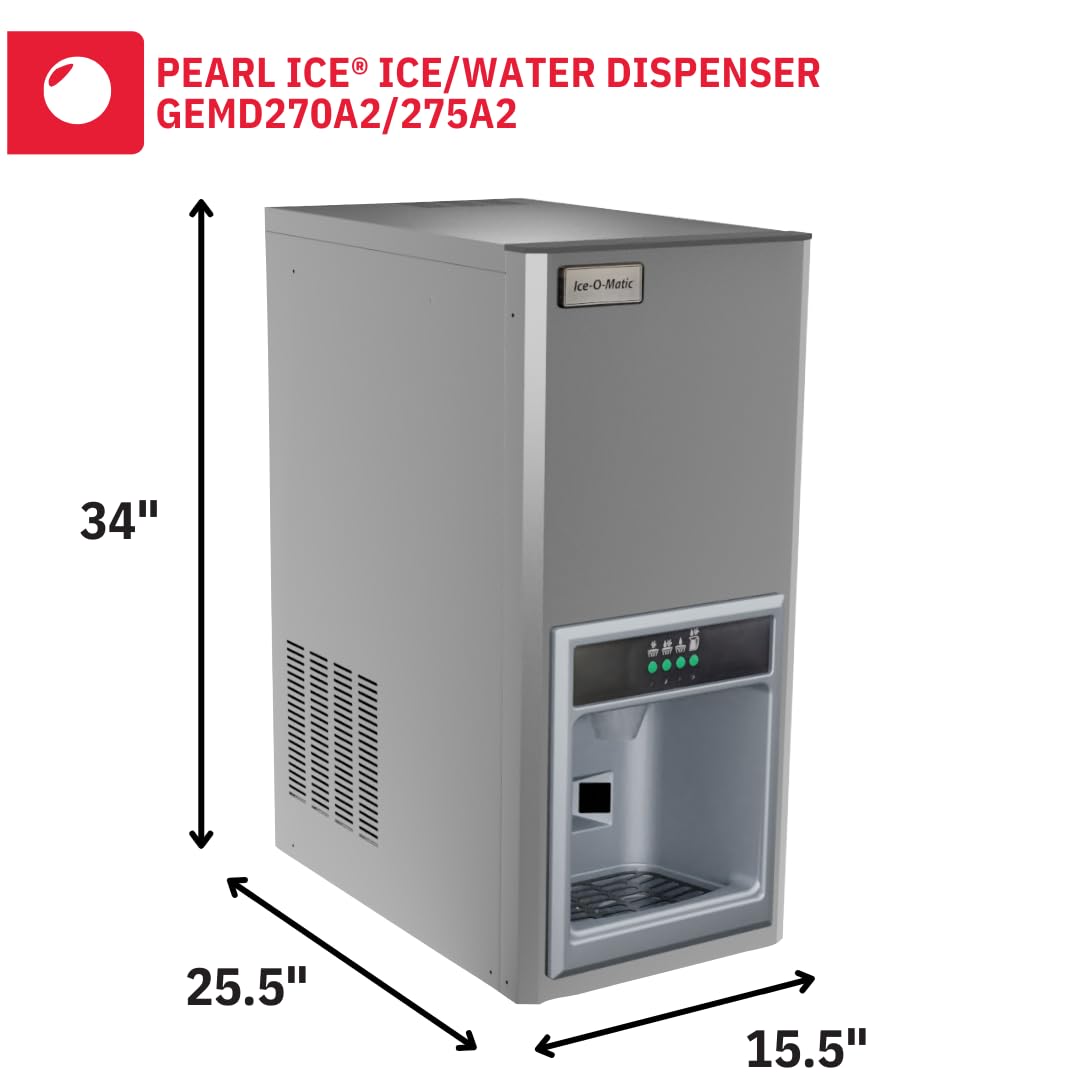 Amazon.com: Ice-O-Matic GEMD270A2 Coutertop Pearl Ice Maker with