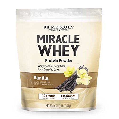 Dr. Mercola Miracle Whey, Vanilla, 16 Ounce Dr. Mercola Miracle Whey, Vanilla, 16 Ounce