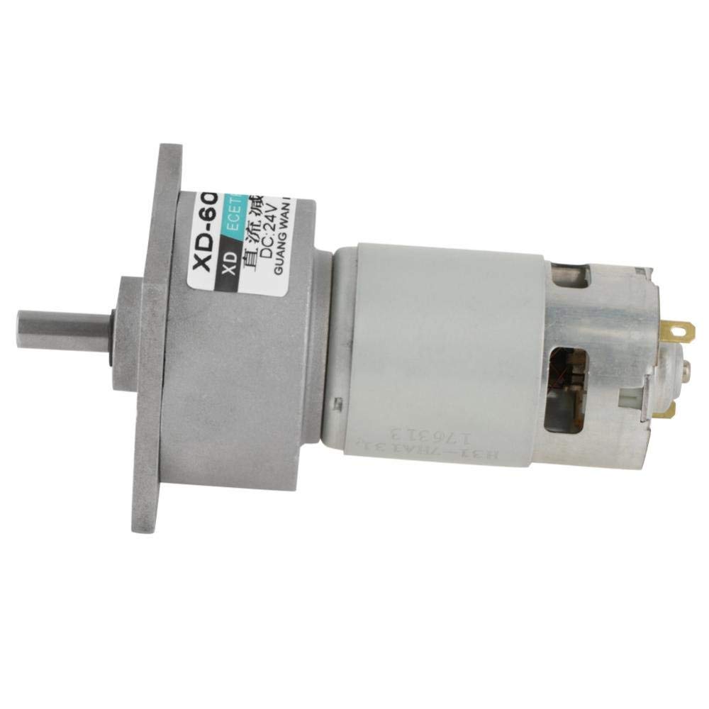 Motoriduttore DC 24V 300RPM, motoriduttore elettrico CW/CCW regolabile a velocità a coppia elevata 35W
