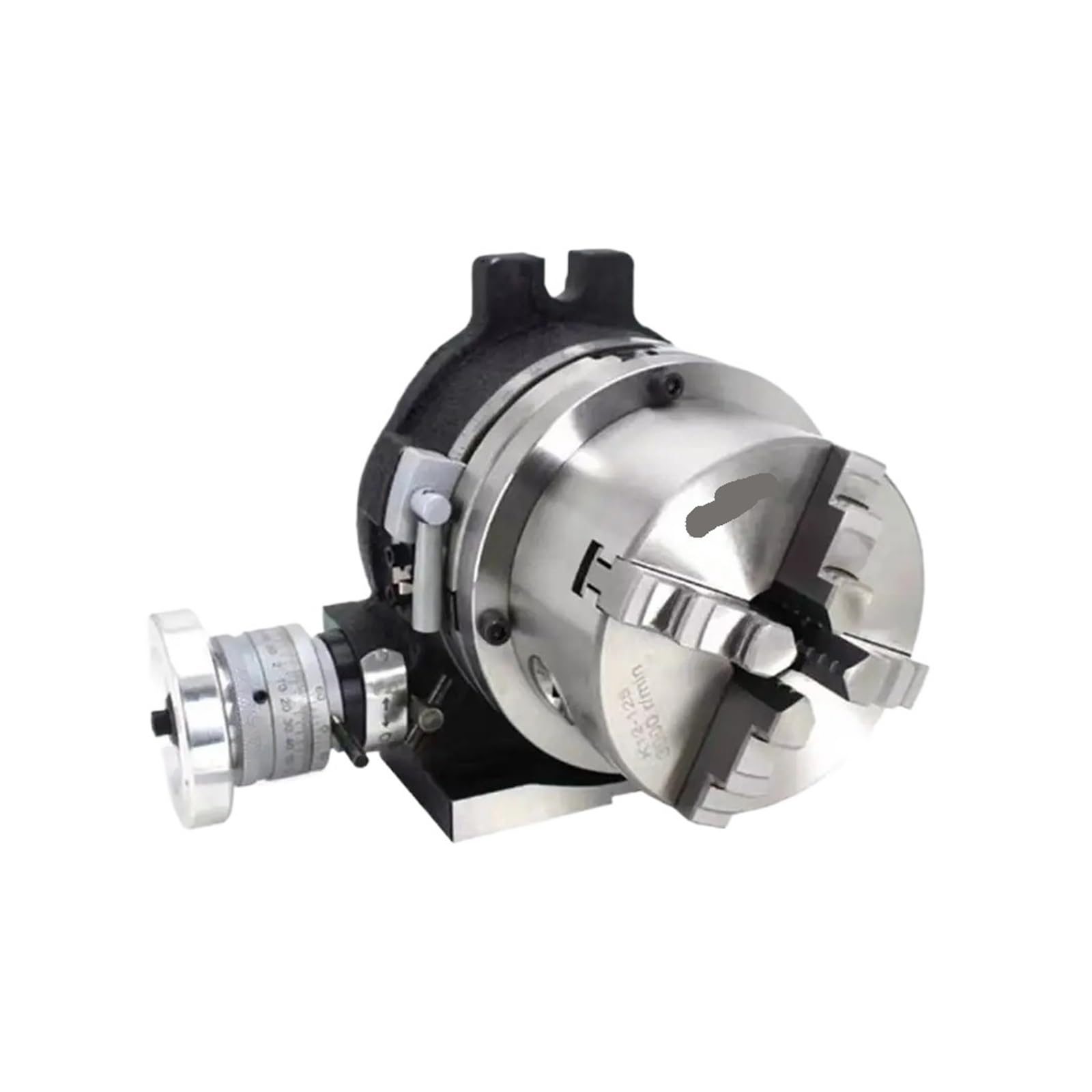 Piastra di indicizzazione da 6" di Diametro da 150 mm, tavola Rotante Verticale e Orizzontale con mandrino da 4" da 125 mm per fresatura e rettifica CNC