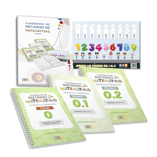Cuadernos de matemáticas infantil para refuerzo en pack de actividades 2