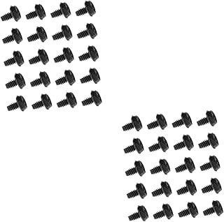 UKCOCO 200 Pcs Pci Pci Screw Computer PC Computer PC Mounting Screw Psu Fastener Computer Supply Pci Slot Screw Power Round Head Hot Dip Galvanized Black Computer Case Fixing Screw