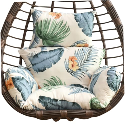 Coussin rechange pour chaises à panier suspendu lavable et confortable - 2