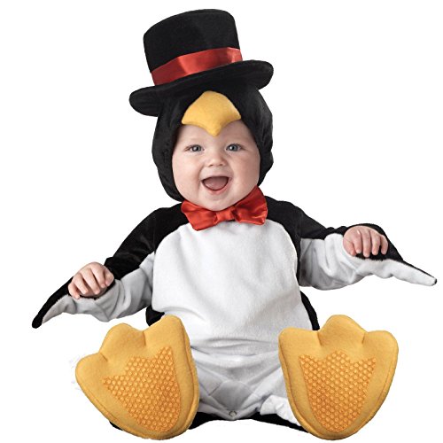 InCharacter Costumes Baby's Lil' Penguin Costume, Black/White/Yellow, Small