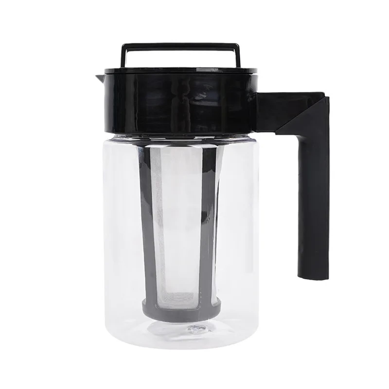 Cold Brew Kaffeekanne 1 Stück 900 Ml 1300 Ml 2000 Ml Cold Brew Iced Coffee Maker Mit Kaffeefilter Und Griff Eiskaffeekanne Cold Brew Teekanne für kaltgebrühten Kaffee(2000ml)