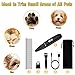 Peroom Dog Clippers, Professional 2-Speed Dog Grooming Clippers Kit, USB Rechargeable Low Noise Cordless Electric Pet Clippers for Small Dogs and Cats Hair Around Face, Paws, Eyes, Ears, Rump