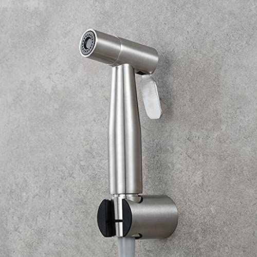 Kit pulvérisation toilettes en acier inoxydable brossé durable