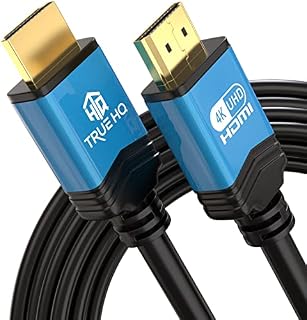 4K HDMI Cable 20M HDMI Lead by True HQ | Ultra High Speed 18Gbps Long HDMI 2.0 Cord Ethernet | 4K@60Hz Ultra HD UHD 2160p HD 1080p ARC 3D | Compatible with PS5/PS4 Xbox CCTV Projector PC SKY Fire TV