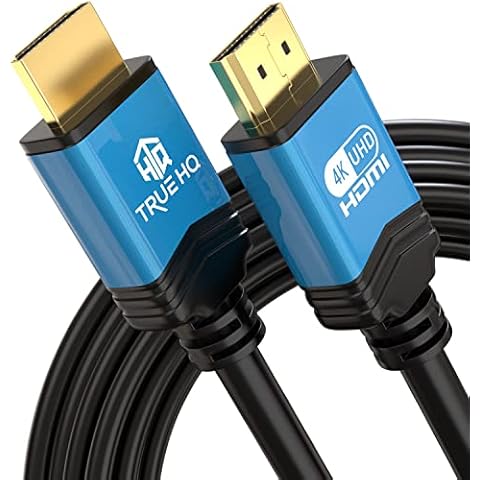 True HQ 4K HDMI Cable 20M HDMI Lead Ultra High Speed 18Gbps Long HDMI 2.0 Cord Ethernet | 4K@60Hz Ultra HD UHD 2160p HD 1080p ARC 3D | Compatible with PS5/PS4 Xbox CCTV Projector PC SKY Fire TV… Cover