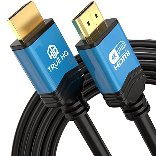 True HQ HDMI Cable 15M, 4K Ultra HD 60Hz High Speed HDMI 2.0 Lead (18Gbps) with HDR10, ARC, HDCP 2.2 & Ethernet