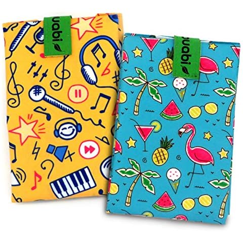 Bolsa portabocadillos reutilizable, pack de 2. Cover