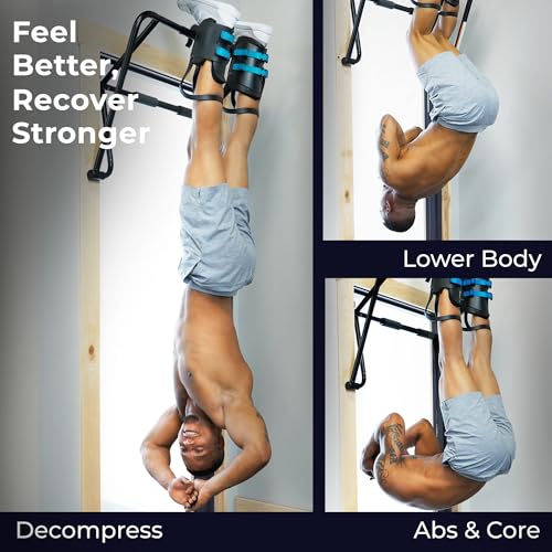 Teeter EZ-Up Gravity Boots for Inversion Decompression Stretching, Back Pain Relief and Abdominal Exercise2