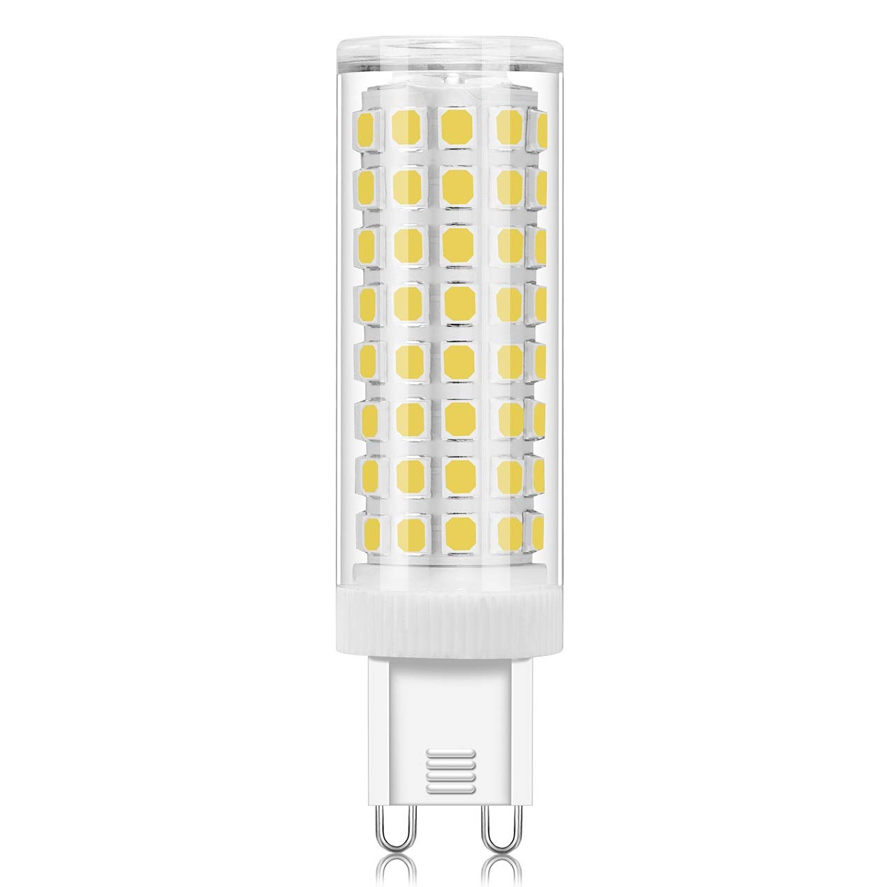 Super Bright Chandelier LED Light G9 AC110V AC220V AC230V 100LEDS 2835SMD 8W Light Bulb 700LM Replace 80W Halogen — view 4