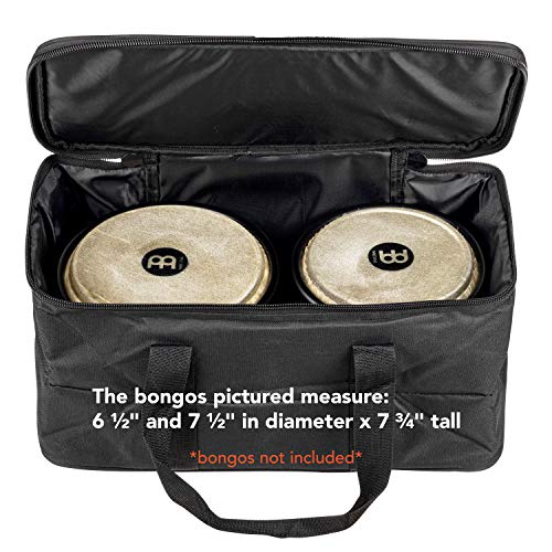 Meinl Percussion MSTBB1 Bongo Bag voor maten tot 19,05 cm (7,5 inch) Macho en 21,59 cm (8,5 inch) Hembra, zwart - Image 5