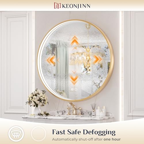 Luxury Bathroom Mirror Defogger LED