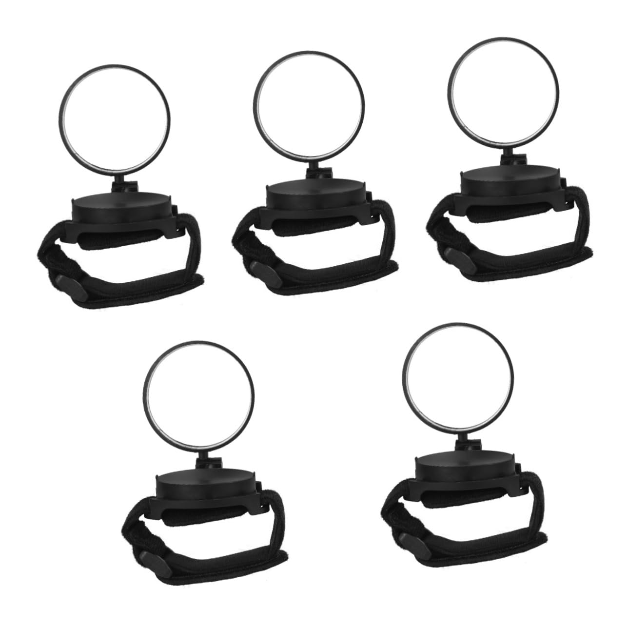 Sosoport 5 Uds Espejo De Bicicleta Pulsera De Ciclismo Espejo Bicicleta Gran Angular Giratorio Para a Cámara De Visión Trasera Para a Retrovisor Para