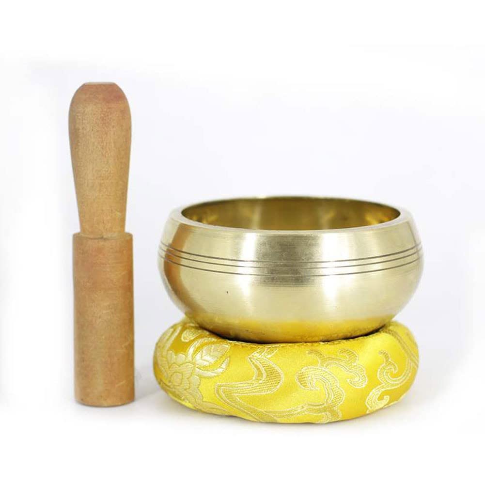 Campane tibetane, Campane tibetane, Campane sonore, Facili da Suonare, autentiche, Fatte a Mano, per la Meditazione, guarigione dei Chakra, con mazzuolo e Cuscino.