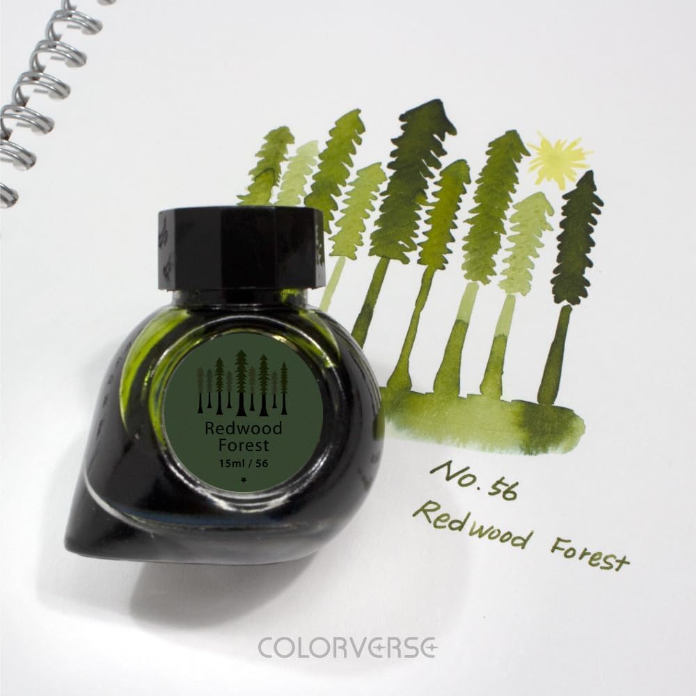 Colorverse Ink - Earth Edition - Coast Redwood (65ml) & Redwood Forest (15ml)