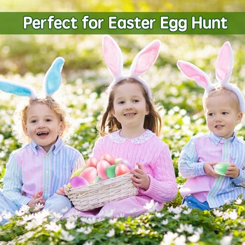 COONE 20 Füllbare Kunststoff Ostereier Jagd Party Supply Pack Bulk-2.5 Verschiedene Bunte Kunststoff Eier