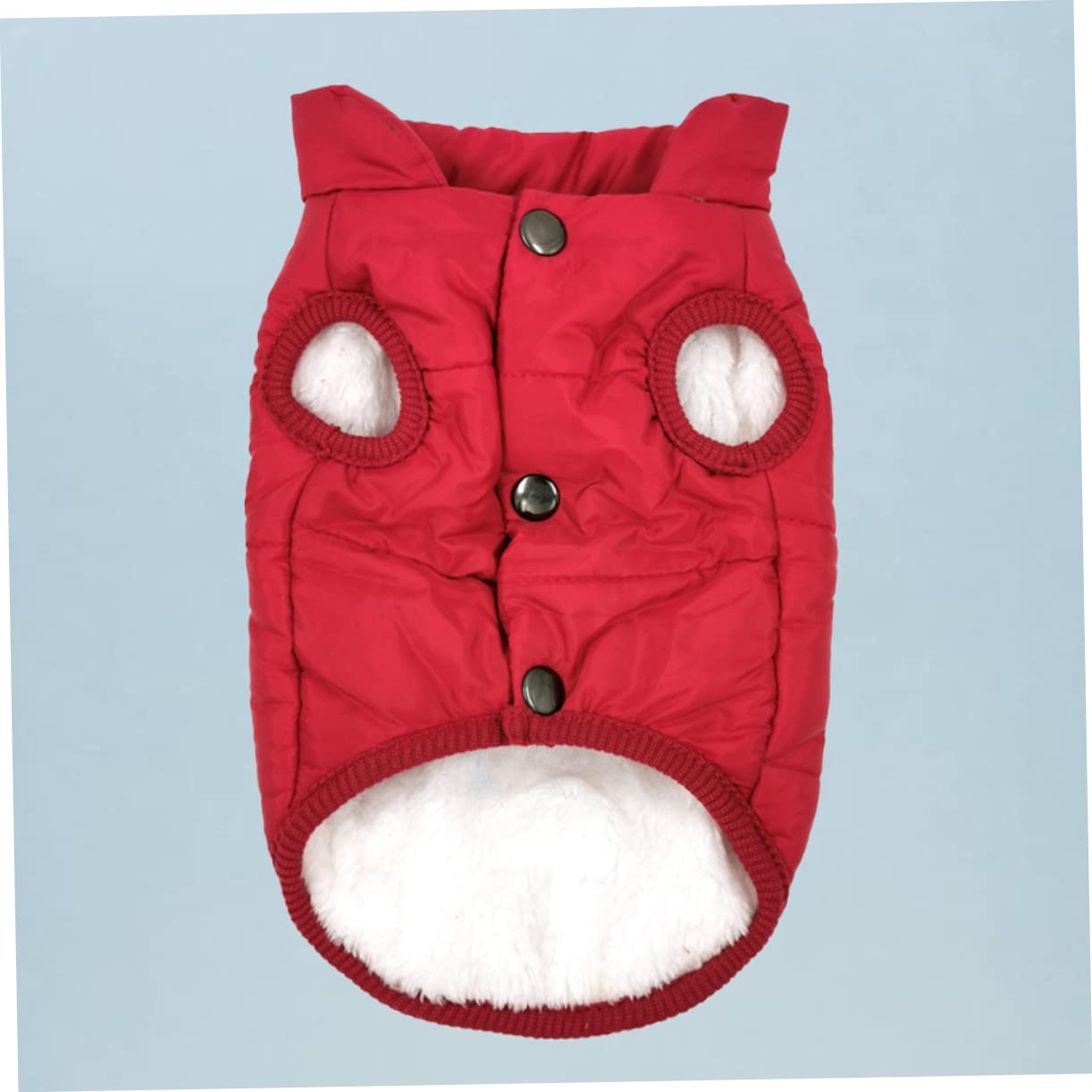 FRCOLOR 3pièces Gilet Hiver pour Chien Veste Chaude Et Confortable pour Animaux De Compagnie Vêtement Extérieur pour Promenades Hiver Rouge XS
