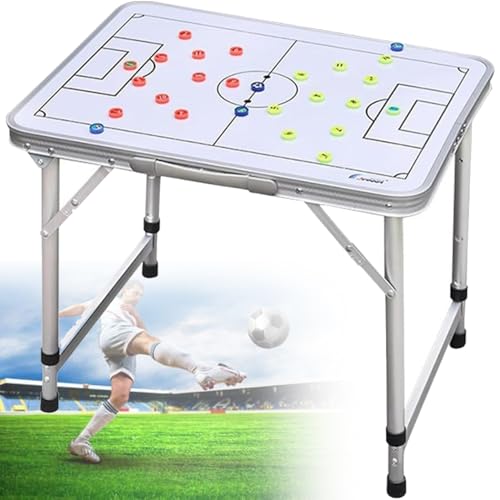 Fußball-Trainingstafel, Planungswerkzeug, mit faltbaren Beinen, für Training und Wettkampf