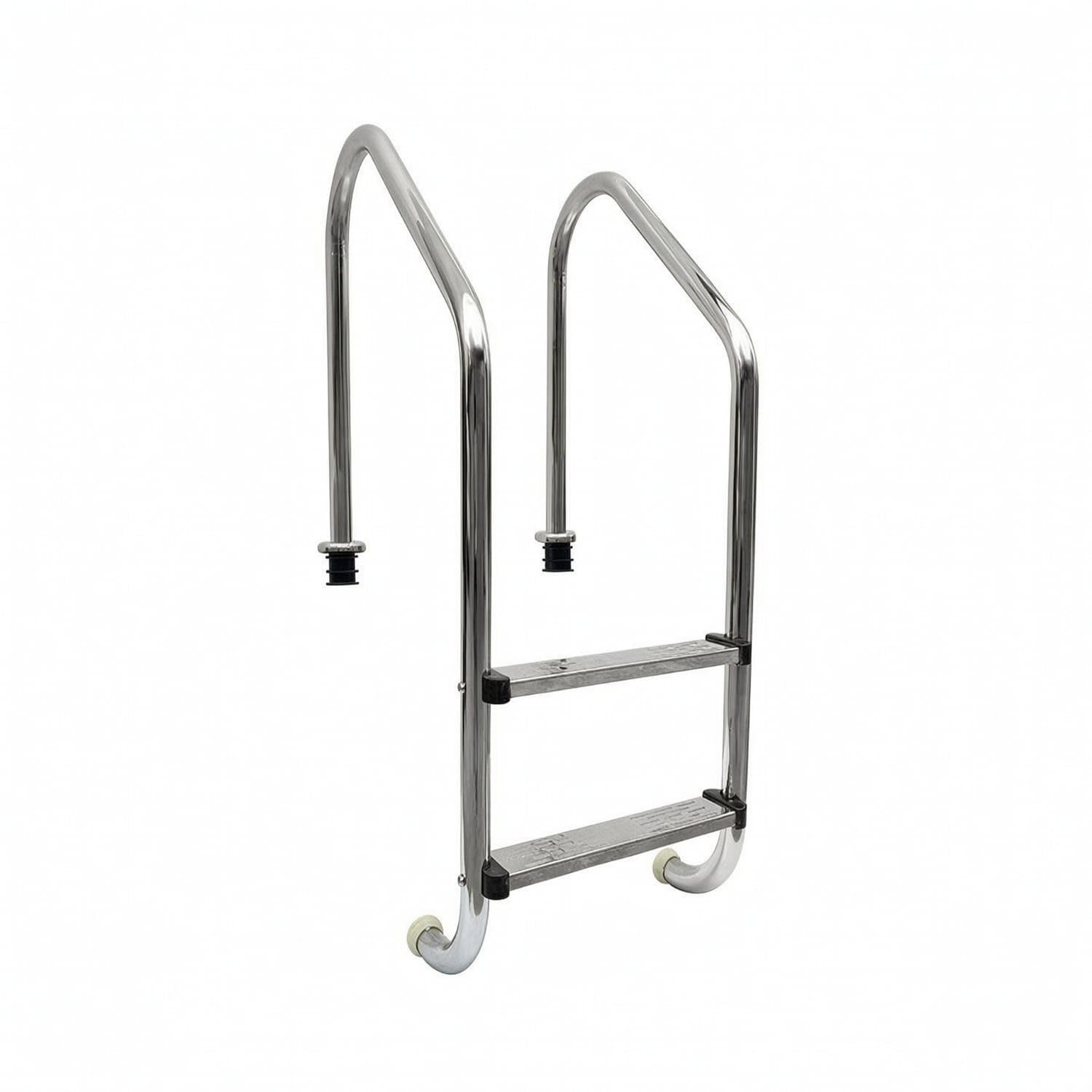 Rust-Resistant Stainless Steel Pool Ladder Polished 2-Step Pool Ladder Heavy-Duty Entry System Long-Lasting for Thermal Spring, Level 2 Sl215 Flus a|Pool Ladders & Steps|Home & Garden-image-46
