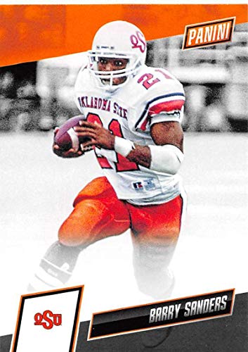 2019 Panini National Convention Silver Pack Set College MultiSport #BS Barry Sanders Oklahoma State Cowboys Official Sports Trading Card From Panini America 2019 Panini National Convention Silver Pack Set College MultiSport #BS Barry Sanders Oklahoma State Cowboys Official Sports Trading Card From Panini America