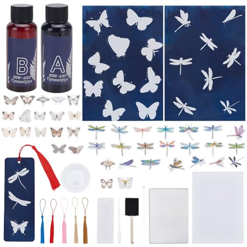 WEBEEDY 30 A4 Sheets Cyanotype Paper Sun Print Paper Kit