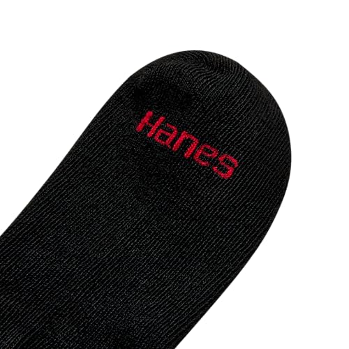 Image of Hanes Boys' Ankle Socks for Boys - Super Value 22-pack Quarter Socks - Lightweight Comfort - No Slip Fit Ez Sort