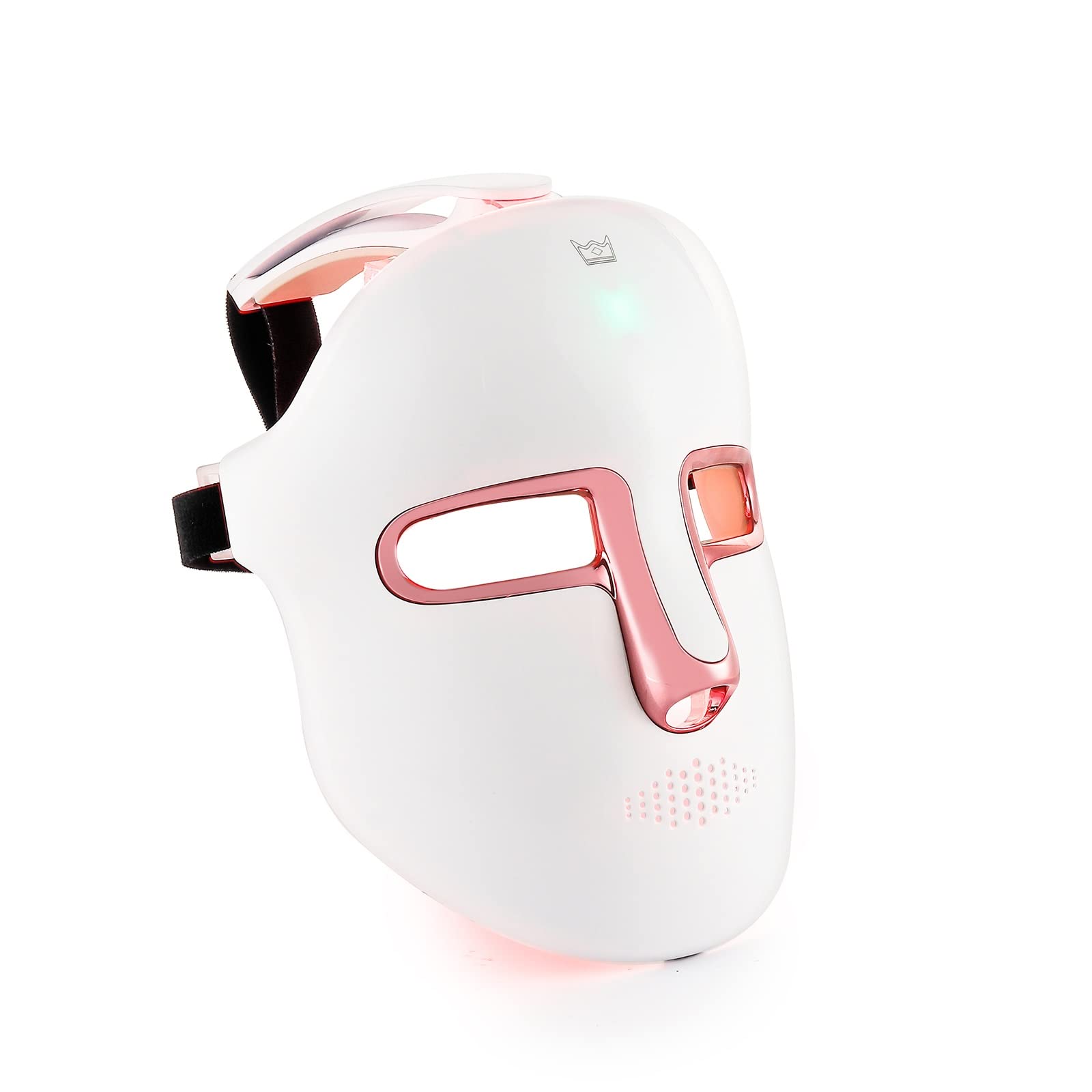Masque de beauté LED sans fil, 7 couleurs avec 270 perles, masque lumineux LED rechargeable pour la beauté du visage, anti-anges, rajeunissement, raffermissant, rides lisses