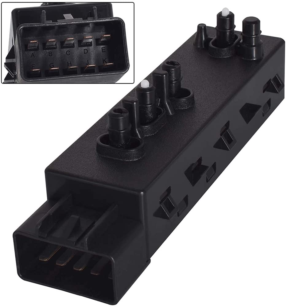 Interrupteur de siège électrique côté conducteur gauche pour Buikc Cadilalc Chevreolt GMC Hummre-2010-2018 (Maliub Terrain) 2010-2015 Camaor 25974714 12451497