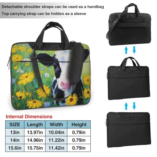 Bolsa amarilla para laptop 14" impermeable portátil miniatura 4