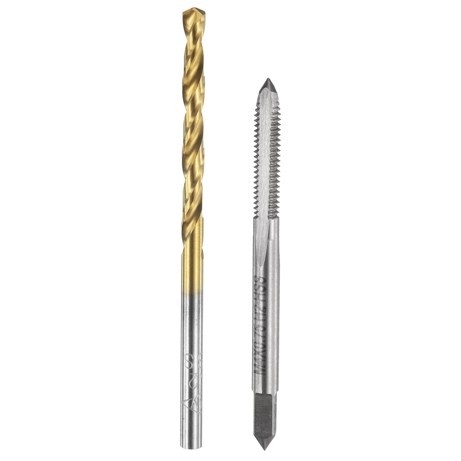 sourcing map Tap and Drill Bit Set,HSS-6542 Tapping Threading Tool Kit
