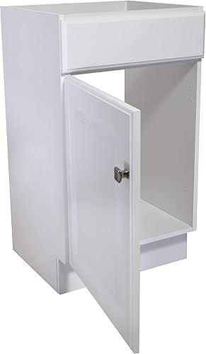 Miniatura 38 de Design House Wyndham 597229 - Armario de tocador de baño de 36 pulgadas, listo para montar, color blanco