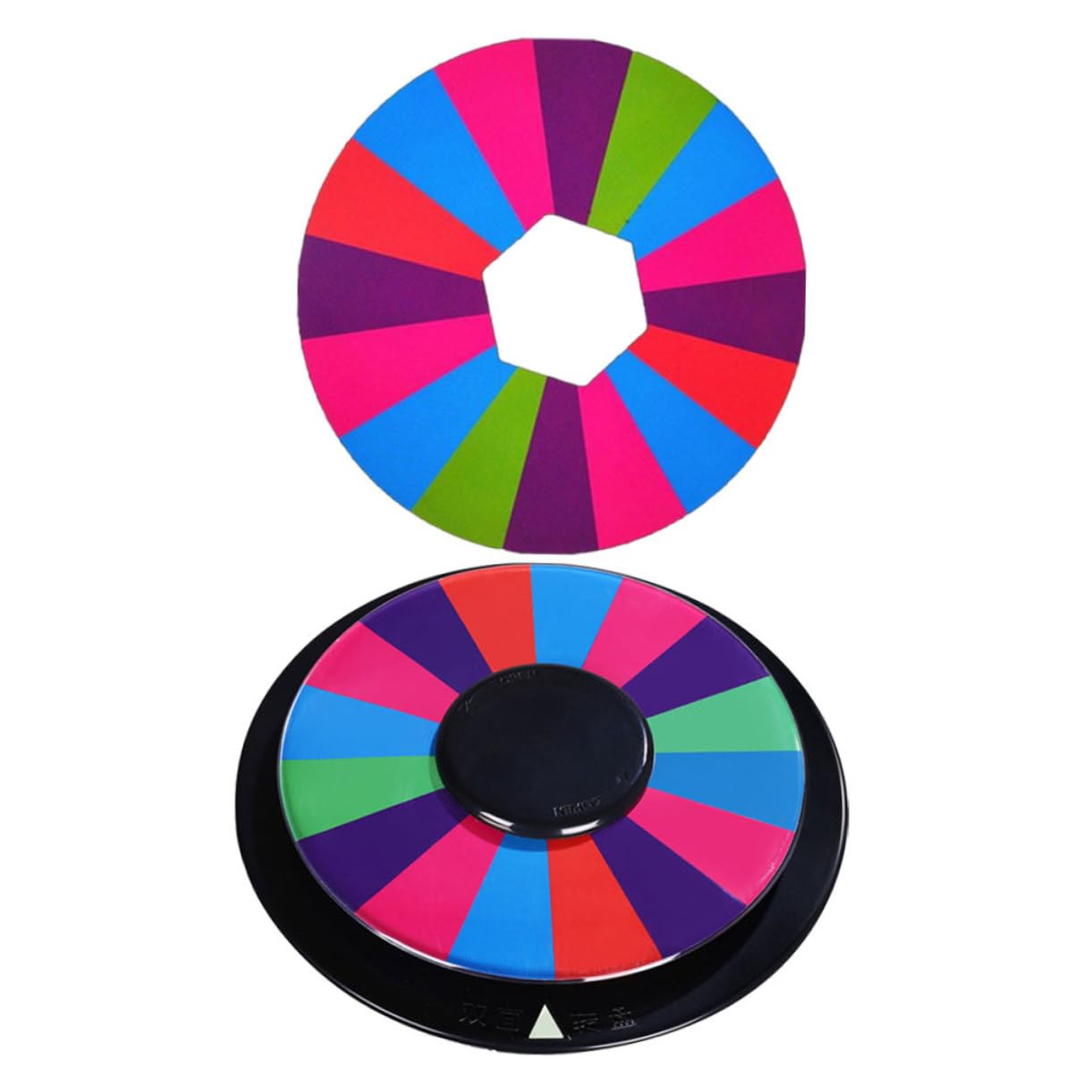 ERINGOGO Double-Sided Drinking Game Turntable Rotating Party Toy for Ktv Bar Entertainment