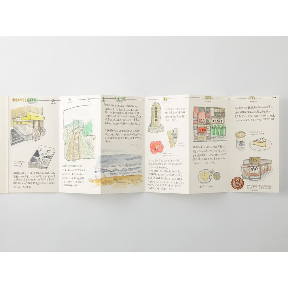 Midori Travelers Note Regular Size Refill - 032 Accordion Fold Paper