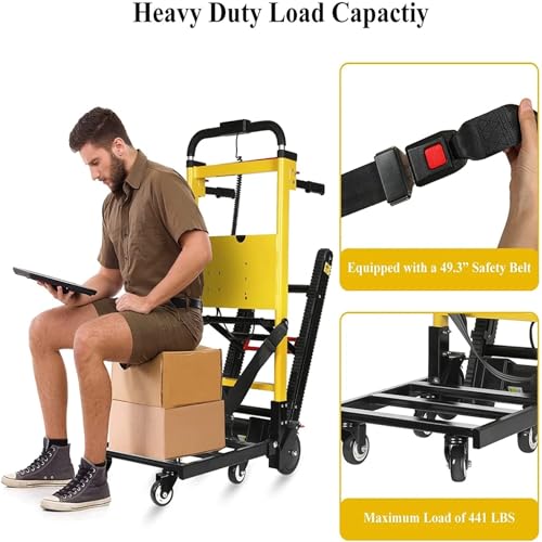 Carretilla eléctrica para escaleras con capacidad 441 lb miniatura 6