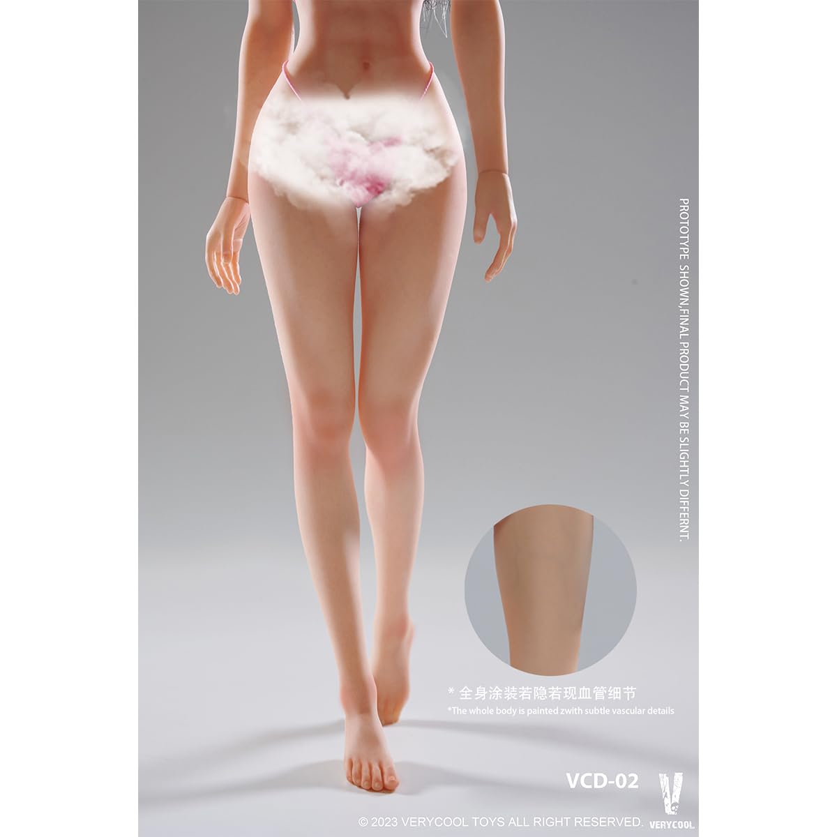 Amazon | HiPlay VERYCOOL 1/6 シームレス 女性 素体 中胸版 足取れ