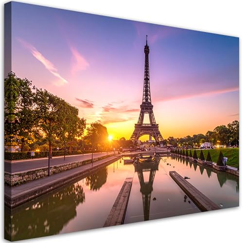 Tableaux decoratifs muraux Tour Eiffel paysage urbain en impression sur toile 30x20